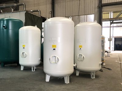 Carbon steel oxygen tanks